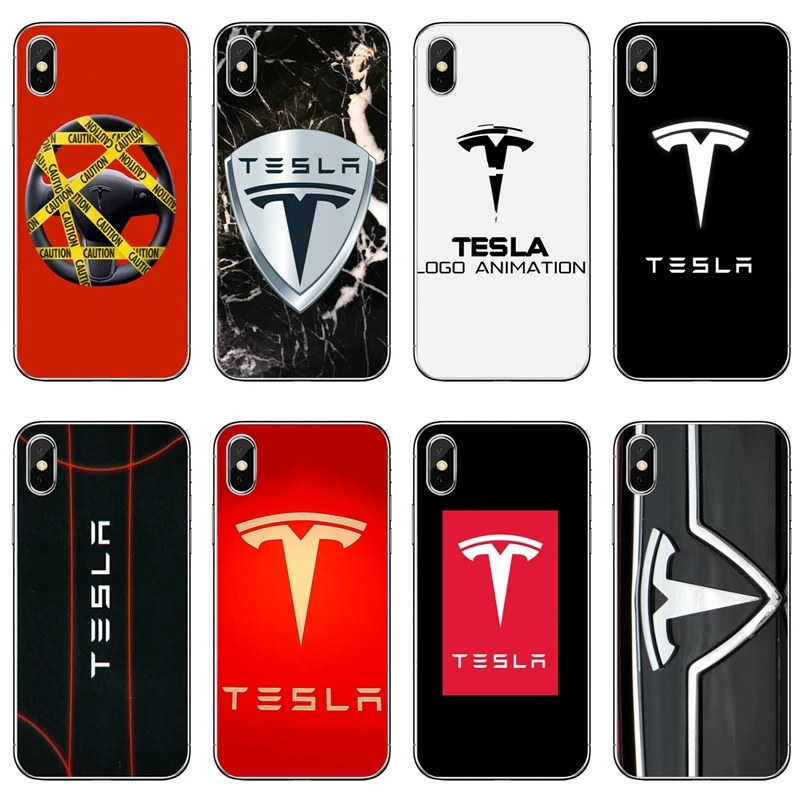 Супер Электрический автомобильный логотип Tesla для Apple iPhone 8 7 plus 6s 6 plus X XR XS Max SE 5s 5c 5 4s 4 TPU мягкий чехол для телефона