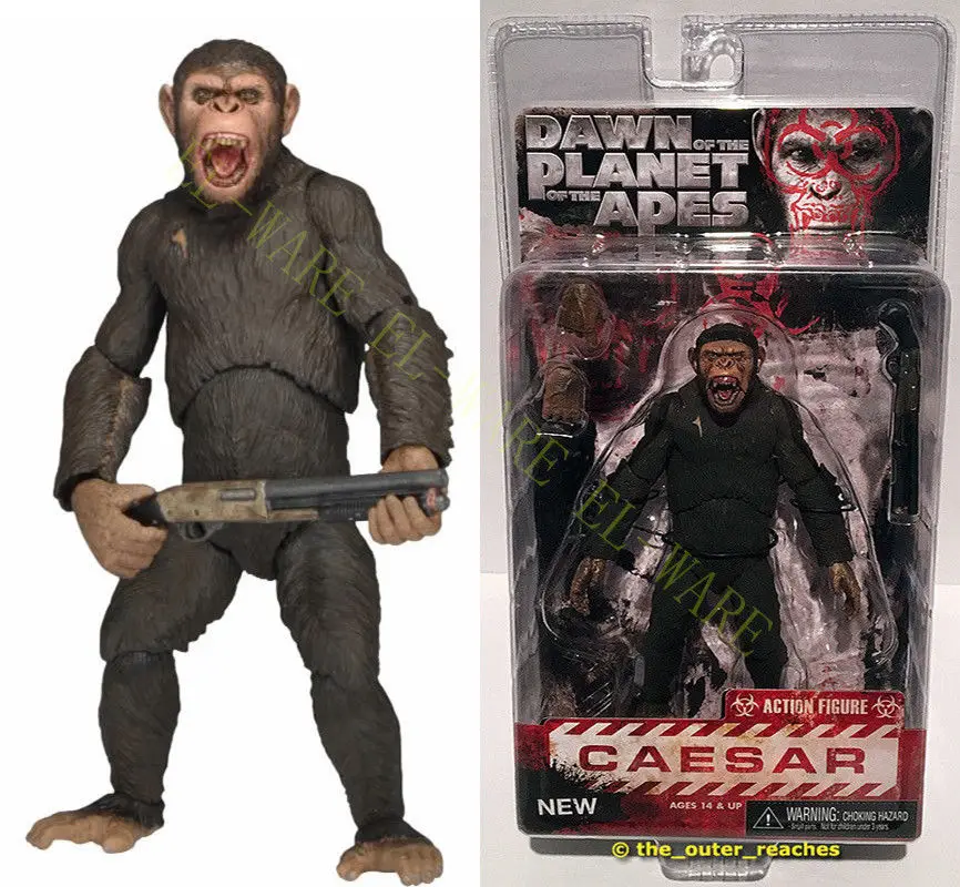 NECA рассвет Planet Of The Apes Caeser 7 &quotSeries 2 фигурку Модель аниме Рисунок Коллекционная