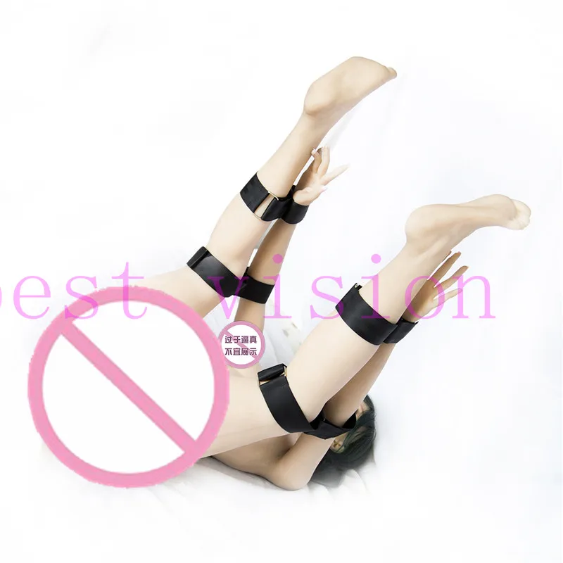 БДСМ секс-игрушки Фетиш бондаж ограничитель ремешок на запястье + лодыжку