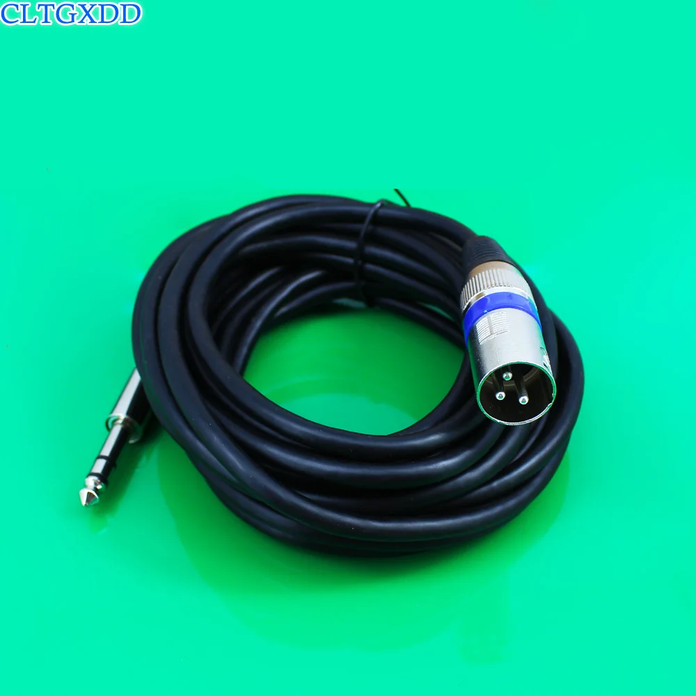 Cltgxdd микрофонная линия 6 35 штекер гнездо 3Pin Cannon Balance Звуковой провод кабель