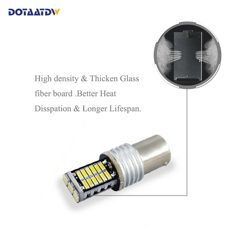 1x Высокое Мощность P21W BA15S 4014SMD светодиодный Canbus без ошибок резервная копия