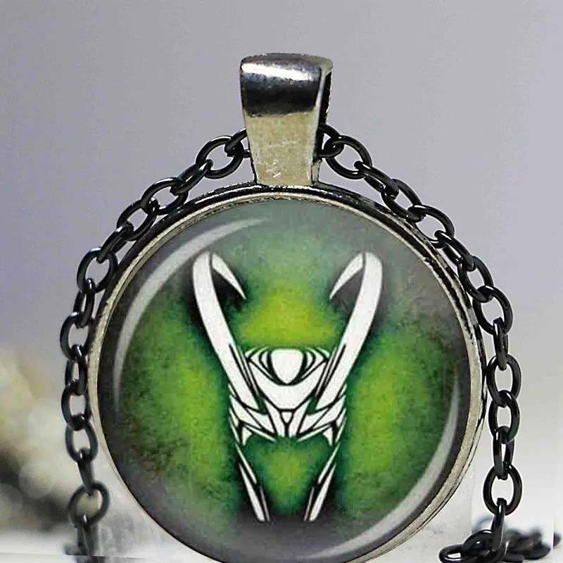 Оптовая продажа художественное ожерелье loki god of mischief модные украшения для