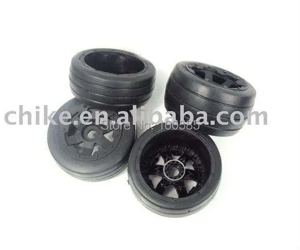 4 шт передние и задние 1/5 Baja 5B onroad slicky шины-усовершенствованные шины для hpi km rv baja 5b