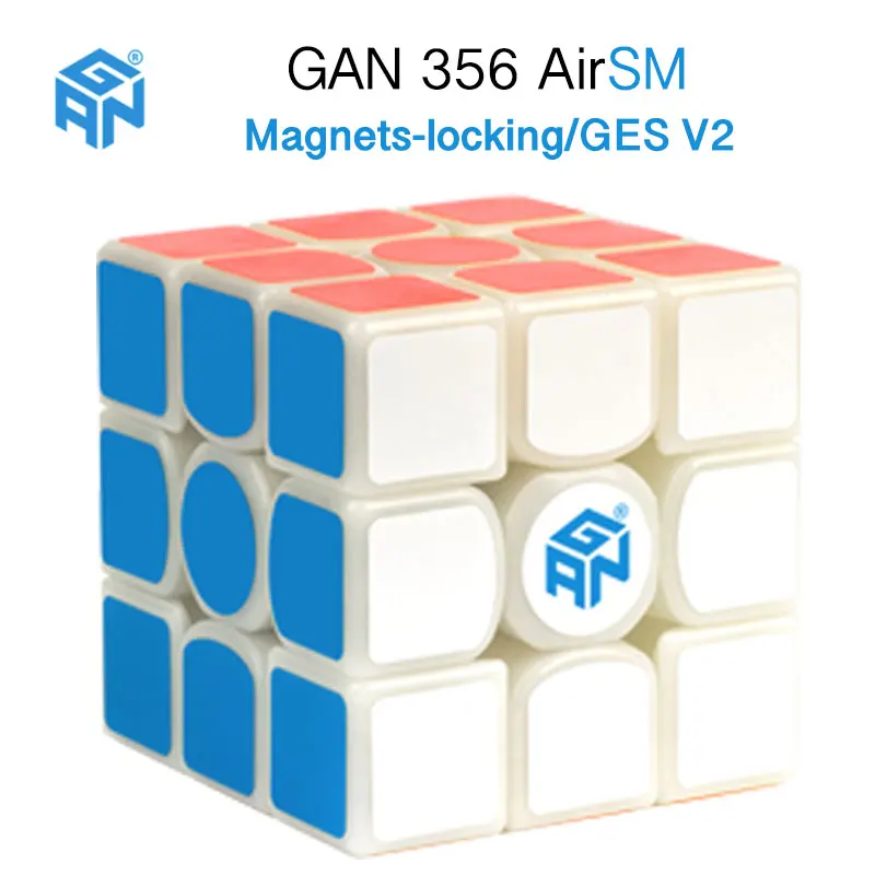 Оригинал Gan 356 Air S/Gan356 SM с магнитами скоростной куб AirSM/356 AirS 3x3 волшебный