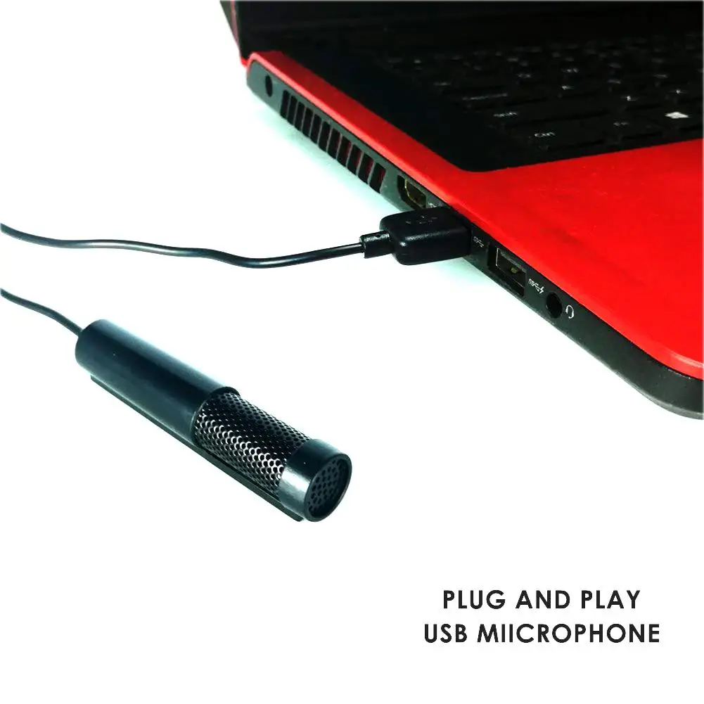 USB микрофон ПК компьютерный мини конденсаторный для