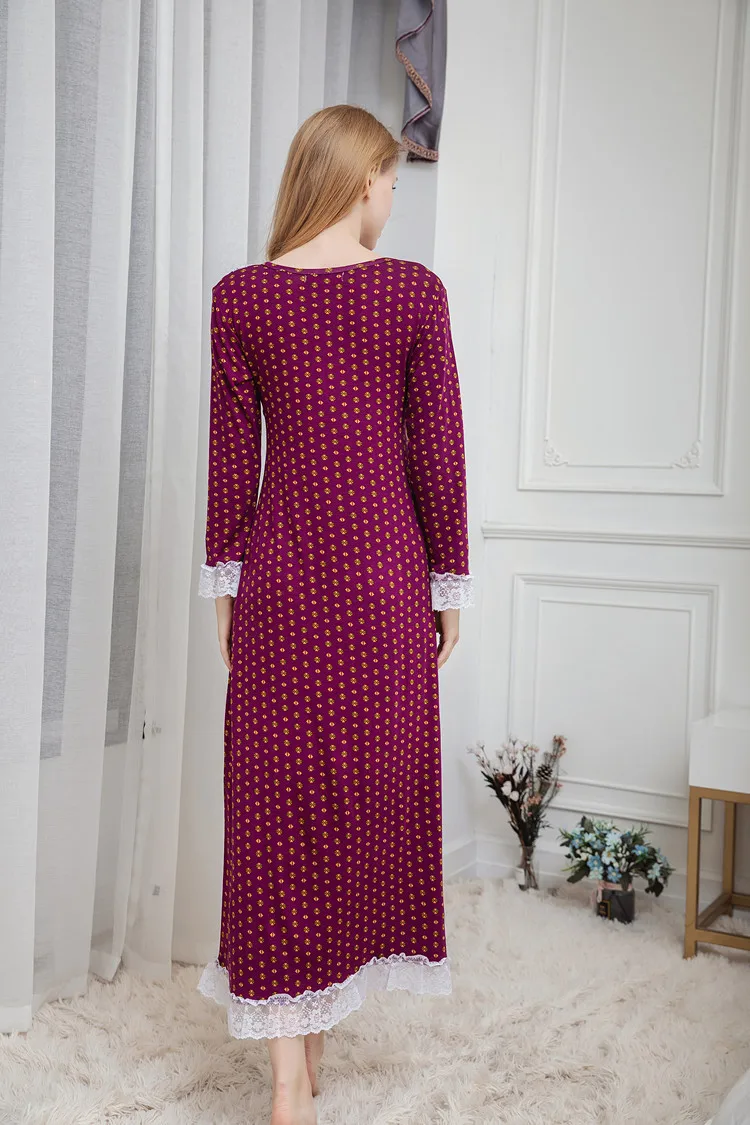 Fdfklak M XXL размера плюс женская ночная рубашка сексуальное платье для сна длинные