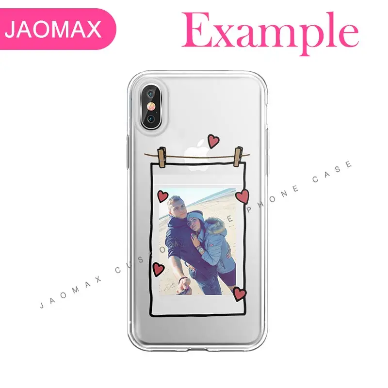 Jaomax силиконовый DIY шаблон персонализированное фото изображение на заказ Чехол для телефона iPhone 11 XS Max XR 7 6S 8 Plus 5s SE
