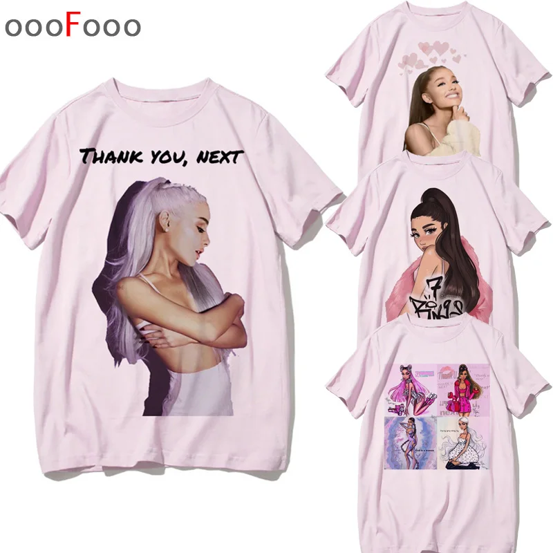 Футболка Ariana Grande 2019 Корейская одежда футболка kawaii новые женские футболки женская
