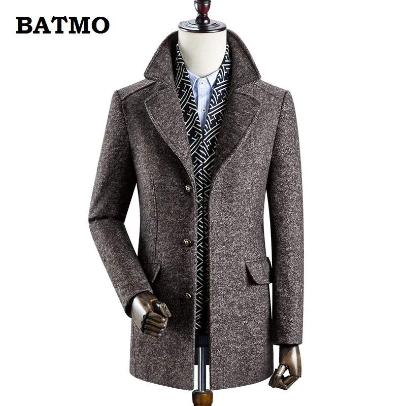 BATMO 2021 Новое поступление зимнее высококачественное шерстяное толстое пальто для