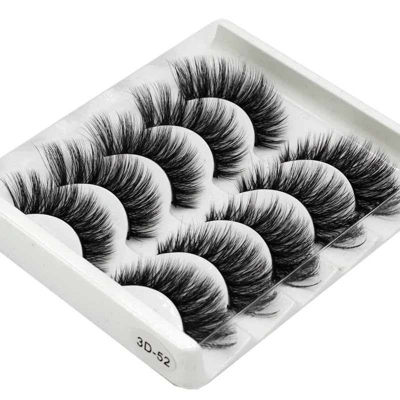 

2019 NEW 7 Styles 5 Pairs False Eyelashes Natural/Thick Long Eye Lashes Wispy Makeup Beauty Extension Tools