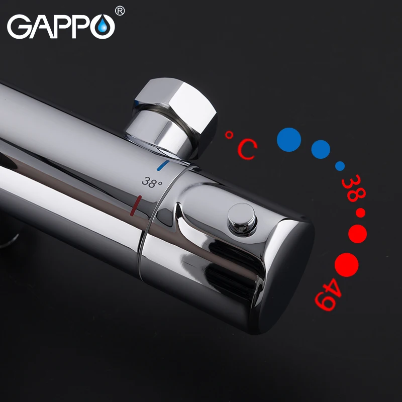 GAPPO Смесители для ванной комнаты белый хромированный смеситель ванны душа набор