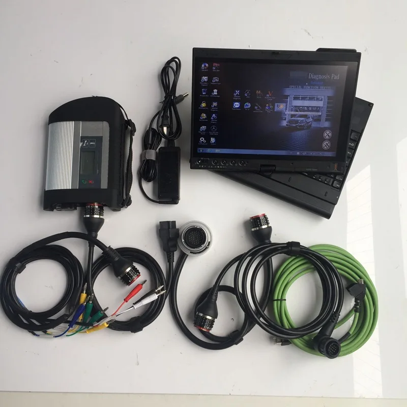 Диагностический инструмент 2020 12 в MB Star C4 SD Connect Plus ноутбук X200T 360 ГБ SSD программное