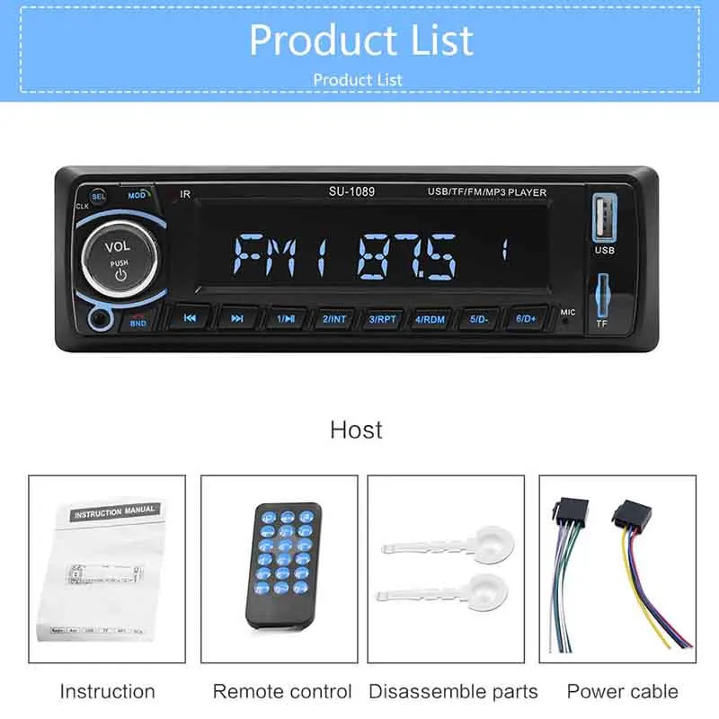 Авто muiltimedia MP3 плеер Bluetooth аудио Винтаж автомобиль радио стерео USB AUX классический