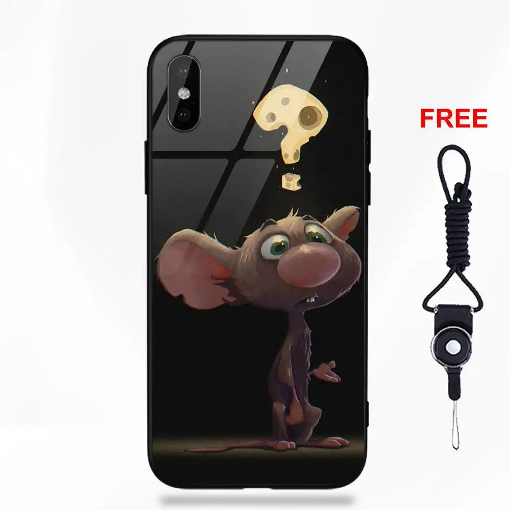 Мягкие ТПУ оправа закаленное стекло дизайн для Apple iPhone 5 5C 5S SE 6 S 7 8 плюс X XS Max XR