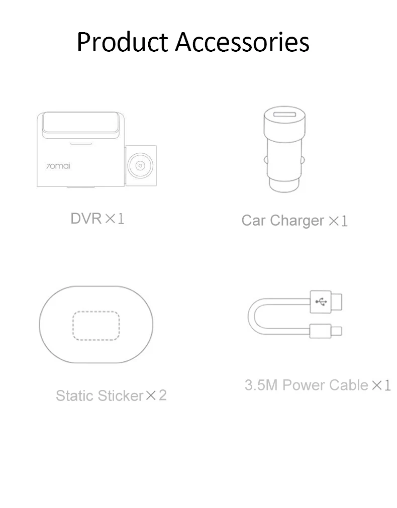 XIAOMI 70mai Dash Cam Pro 1944P HD Автомобильный видеорегистратор Камера IMX335 140 градусов FOV функция Расширенная система помощи водителю управление приложением