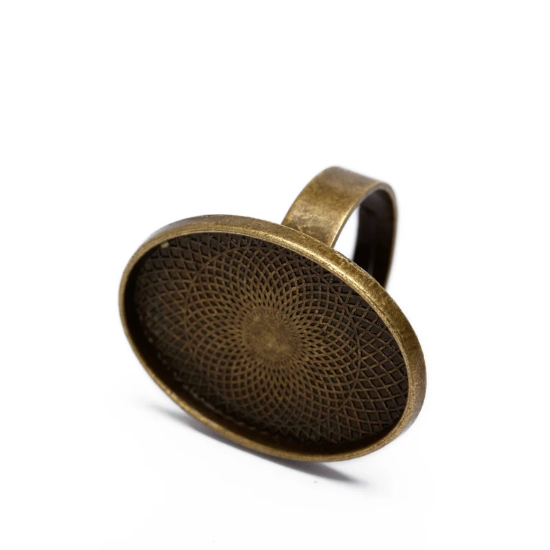 10 шт. Кабошон 18x25 мм Регулируемые кольца основы заготовки Базовые настройки