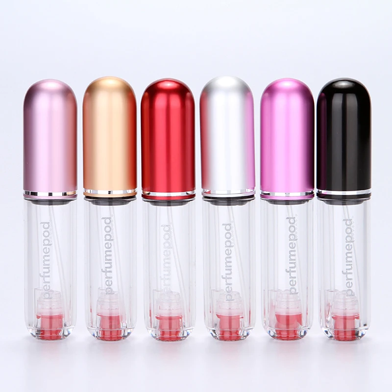

Traval 5ml Transparent Bottom Filled with Spray Perfume Cosmetic Bottle Portable Self Pump Perfume Atomizer