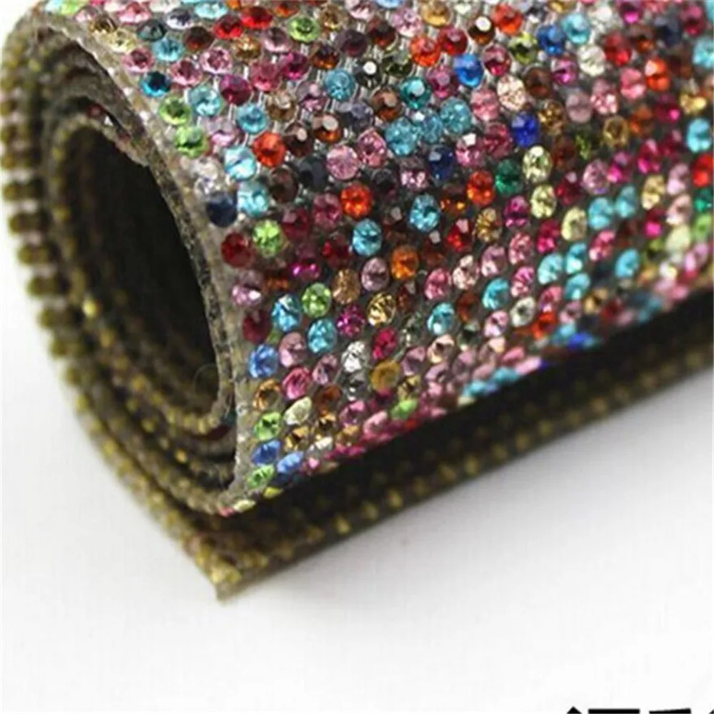 24*40 см многоцветный кристалл горный хрусталь отделка исправленное железо на