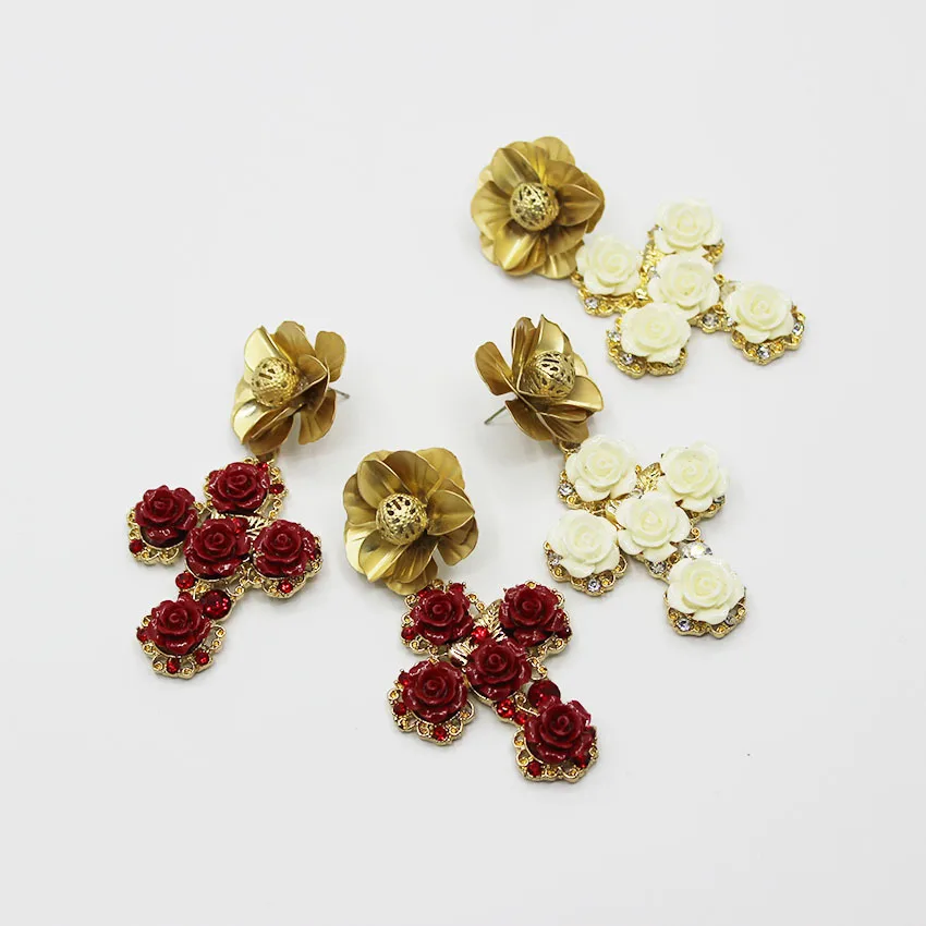 2020 новые преувеличенные металлические серьги в форме шара и цветка ретро стиле