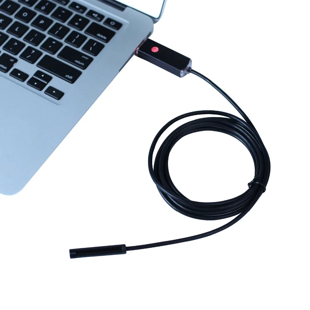 USB эндоскоп с кабелем 1/ 2 м и объективом 7 мм|Камеры видеонаблюдения| |