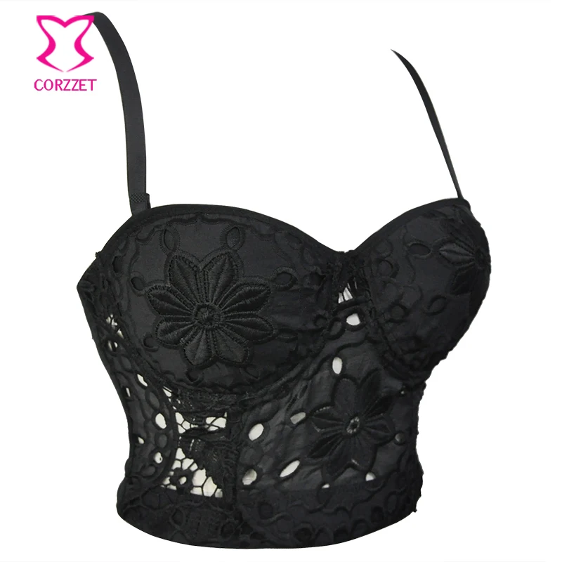 Элегантные цветочные аппликации Кружево Bralette Бюстгальтеры для женщин Для sujetador