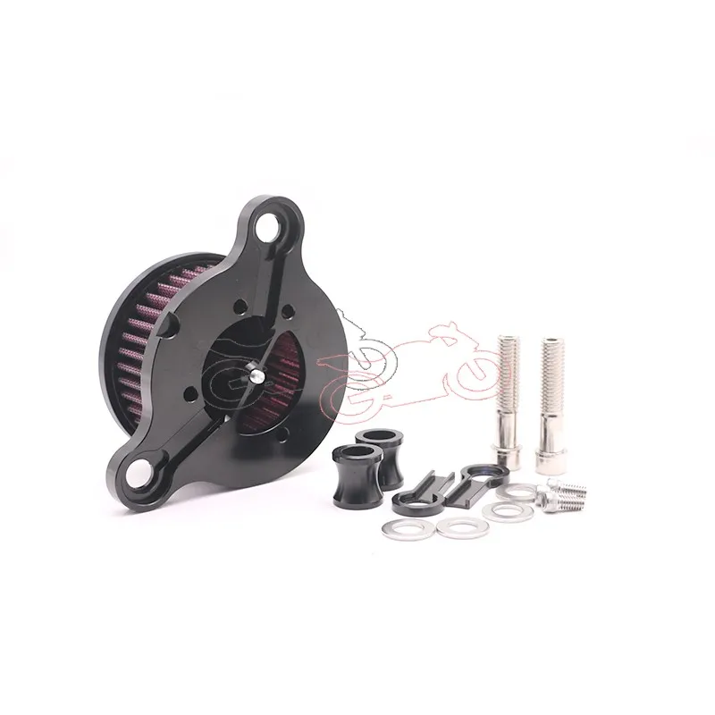 Black Motorcycle Air Filter Crafts Cleaner For Harley Road King Gliding Softail Touring Street Glide CVO 2008-2018 up | Автомобили и