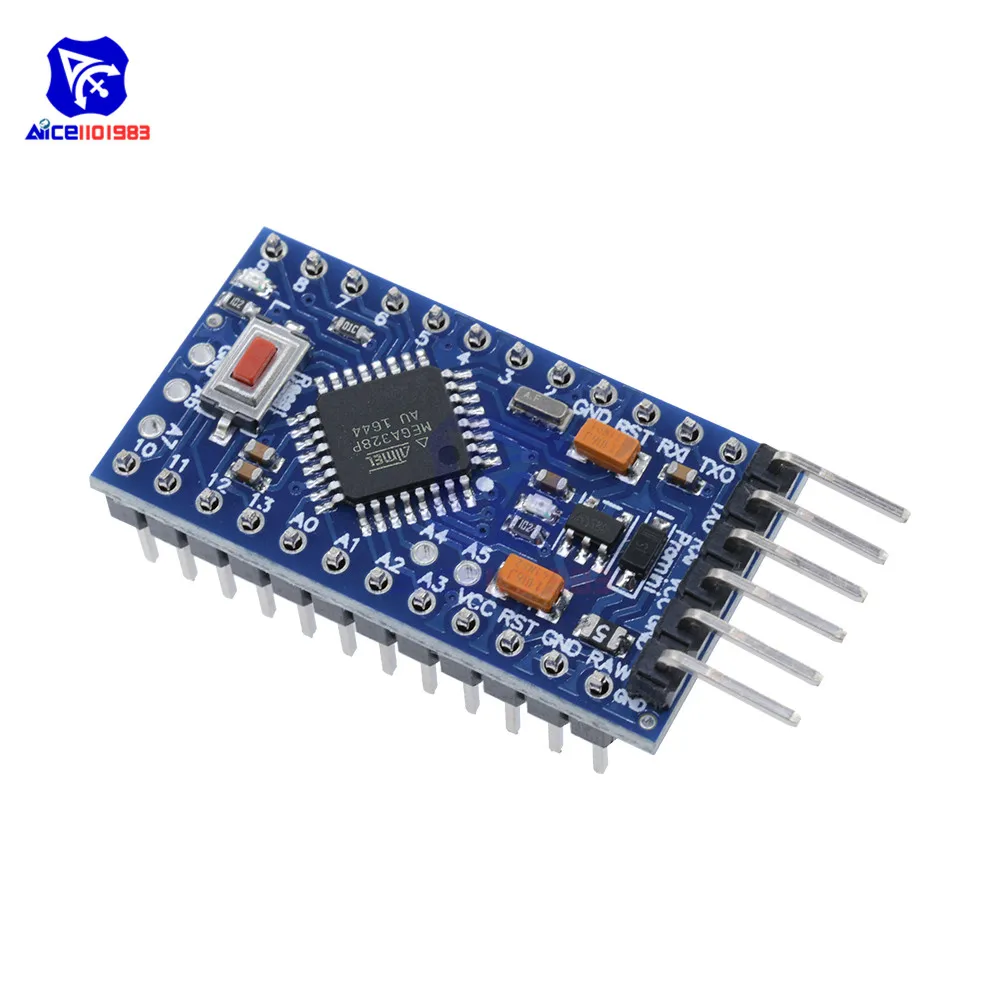 Мини модуль diymore ATMEGA328 Pro MEGA328 Mini 3 В 8 МГц замена ATMEGA128 для Arduino Nano с контактами -
