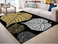 new abstract flower leaf art carpet for living room bedroom anti slip floor mat fashion kitchen carpet area rugs
