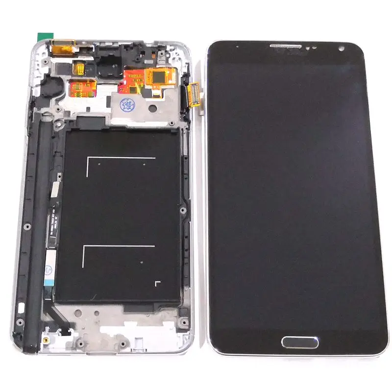 N9005 для Samsung Galaxy note 3 n9005 n9000 TFT ЖК-дисплей с сенсорной стеклянной рамкой Полный комплект для ремонта дисплея (не amoled)