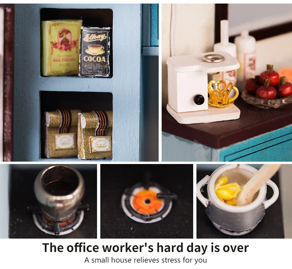 Обучающая игрушка Hello Summer миниатюрный кукольный домик сделай сам со