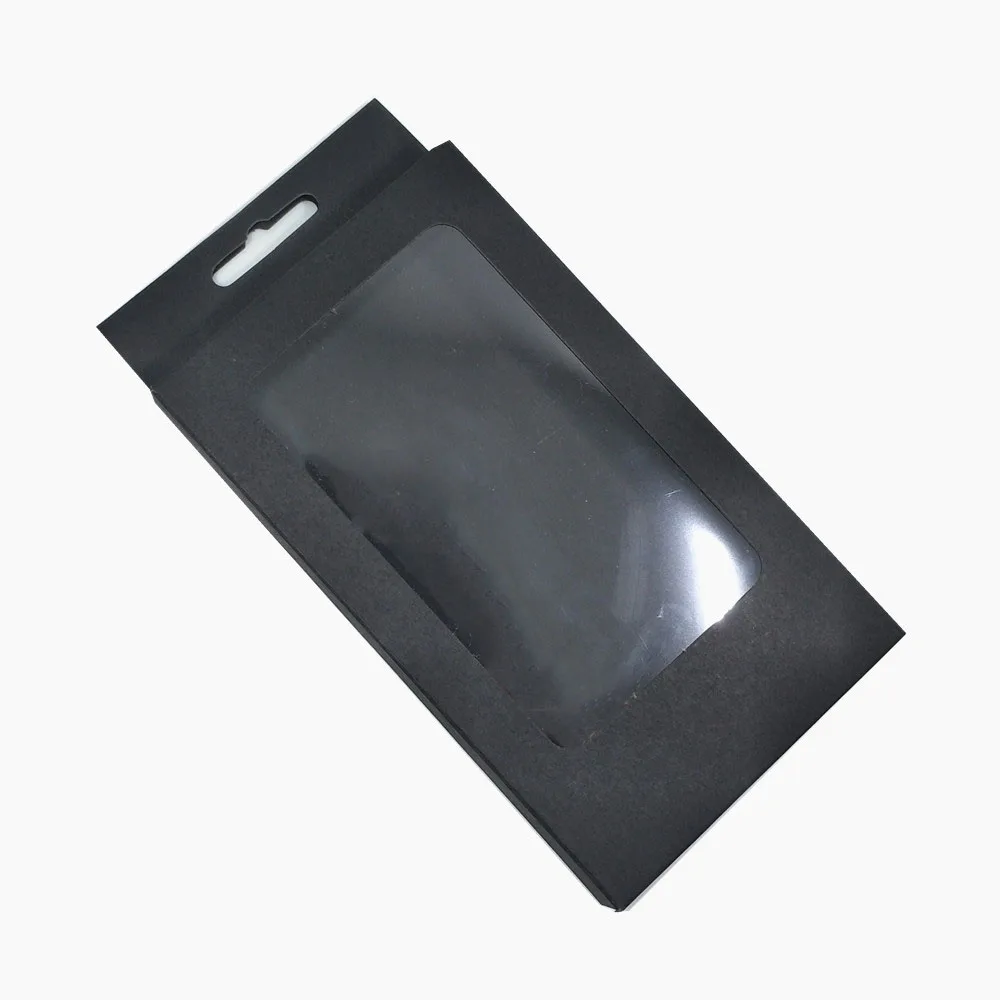20 шт 10x17x1,5 см коробки из крафт-бумаги, Подарочная коробка для ювелирных изделий, посылка, складная картонная коробка с прозрачным окошком