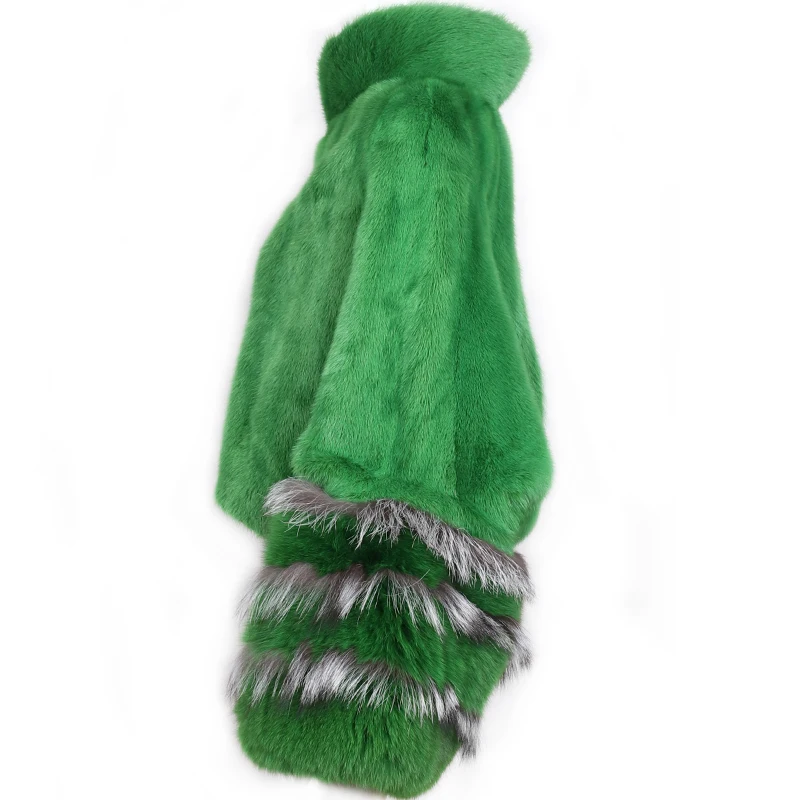 ladies mink fur jacket women real mink fur shawl natural fur coat