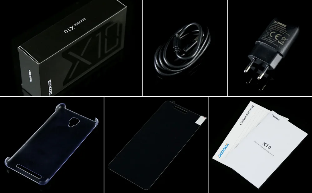 Бесплатная Csae Doogee X10 512 МБ 8 Гб мобильный телефон MTK6570 Dual Core 5 0 дюймов ips 5MP + 2MP Android 6 gps