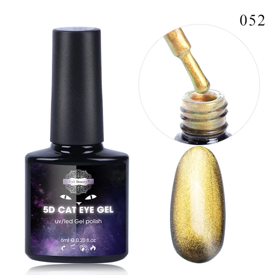 052 6 мл 5D Гель-лак для ногтей с эффектом «кошачий глаз» магнитный лак Soak Off Magic Starry Sky УФ Гель-лак для ногтей украшение TR723 - Цвет: 052