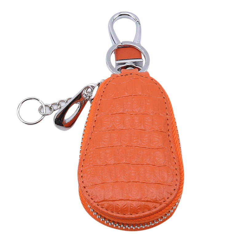 Fashion Hot Unisex Genuine Leather Key Wallet Men And Women Zipper Keys Pouch Gourd Car Ring Storage Case 5 Colors | Багаж и сумки