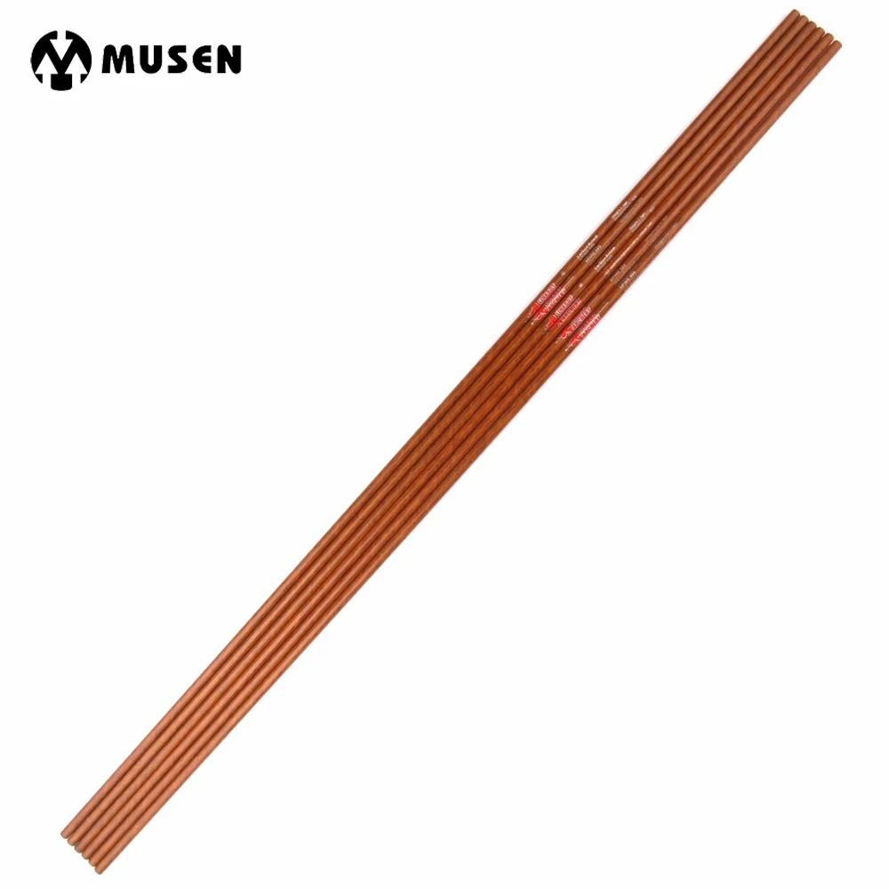 

6/12pcs Pure Carbon Arrow Shaft 32 Inches with Bamboo Pattern Spine 400/500/600 for Compound Bow 20-50lbs Shooting Hunting