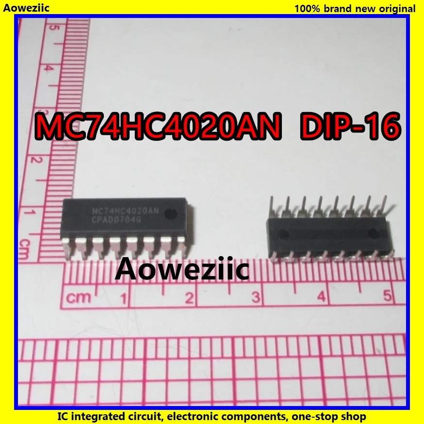 5 шт./лот MC74HC4020AN 74HC4020 DIP 16 14 ступенчатый счетчик двоичной пульсации