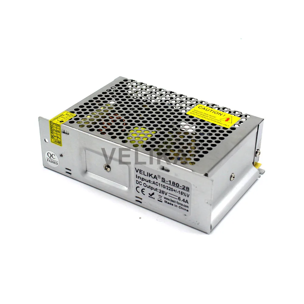 Источник питания DC28V 6 4a 180 Вт светодиодный драйвер Трансформатор 110 В 220
