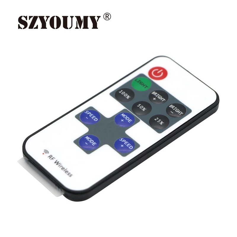 SZYOUMY DC 12 В 11 клавиш мини Диммер RF пульт дистанционного управления для Led
