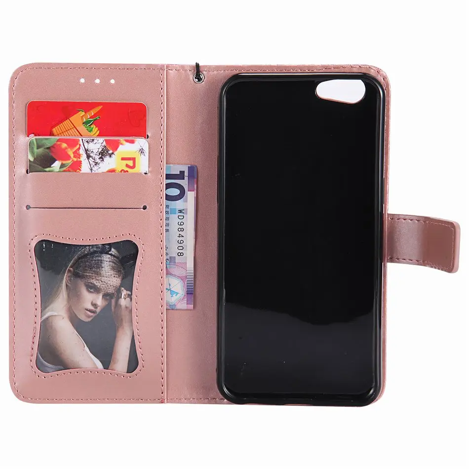 Коричневые Кожаные чехлы с цветком из ротанга для Capa OPPO A39 A57 F1S A59 R10 R11 чехол