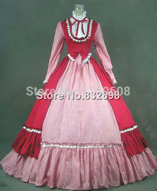 Викторианское готическое платье бальное для выпускного вечера стимпанк панк