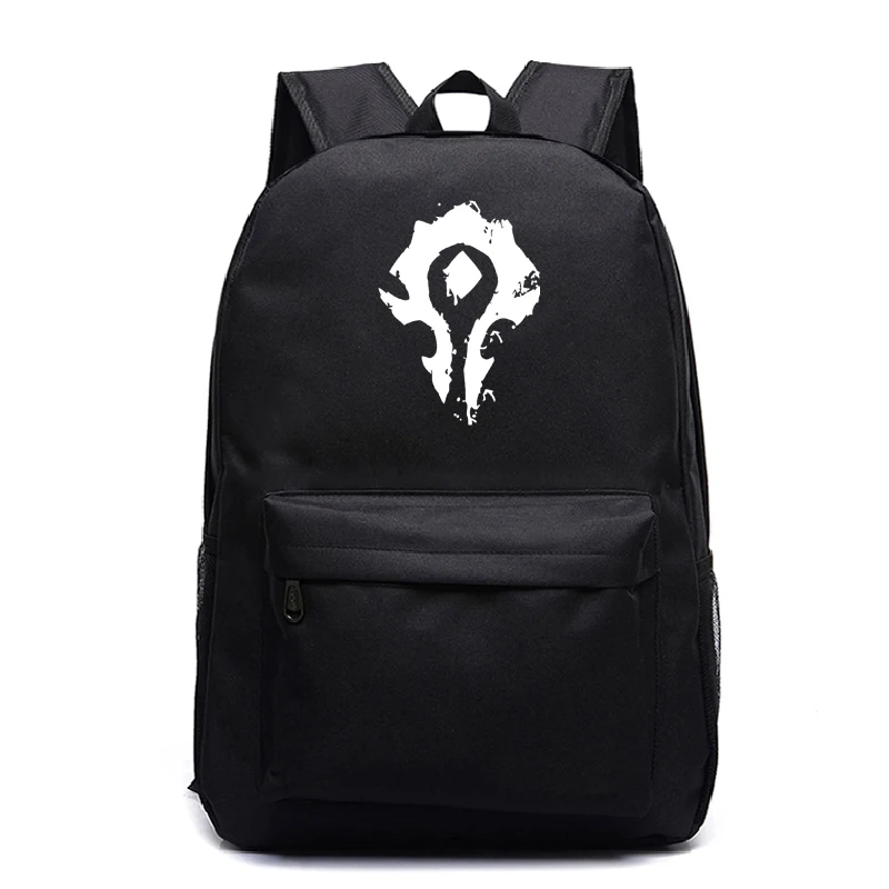 Рюкзак World of Warcraft для студентов Орды, рюкзак Mochila с новым рисунком для мужчин и женщин, рюкзак для путешествий