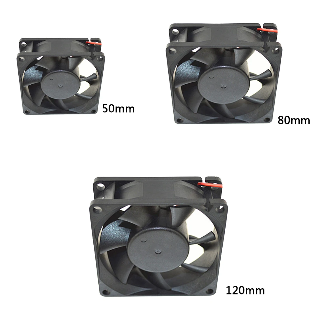 

12V DC fan 50 80 120 mm 2 Pin Connector Cooling Fan for Computer Case CPU Cooler Radiator Computer Accessories CPU Cooling Fans