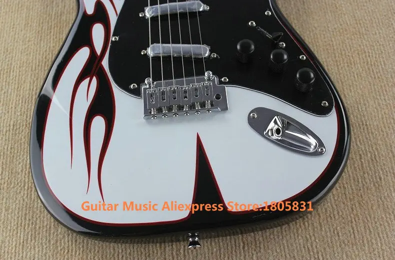 Новая гитара с завода электрическая кленовым грифом высококачественные