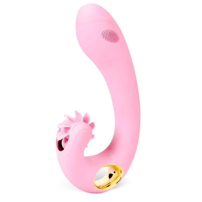 Вибратор для точки G водонепроницаемый фаллоимитатор языка вибраторы вагины