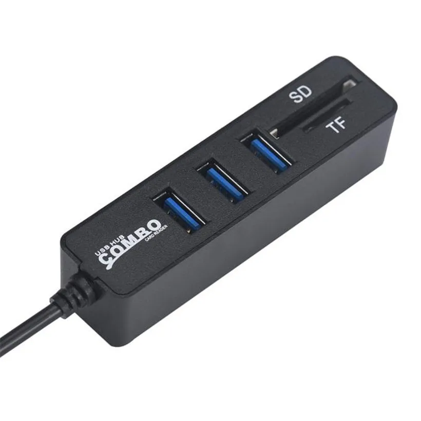 Расширенный 2 в 1 комбо Супер скорость USB 0 3 порта сплиттер концентратор +
