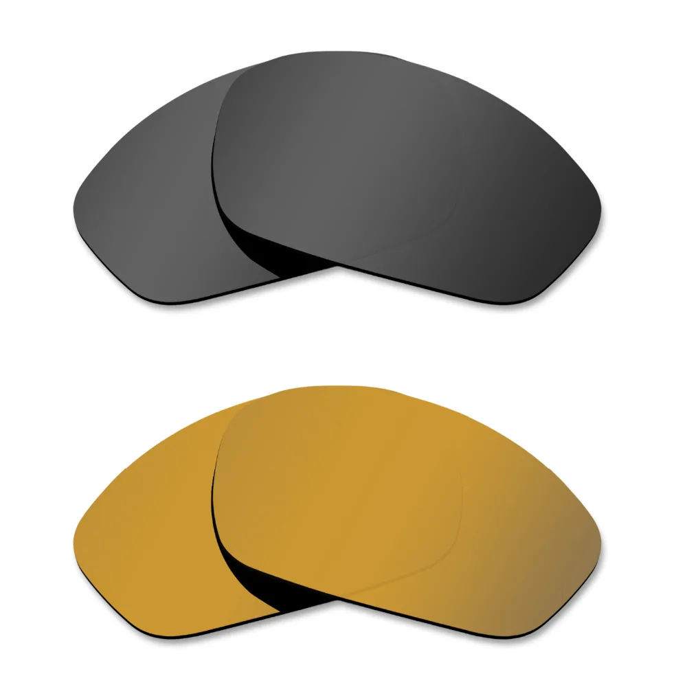 Glintbay 2 пары поляризованных солнцезащитных очков Сменные линзы для Oakley прямая