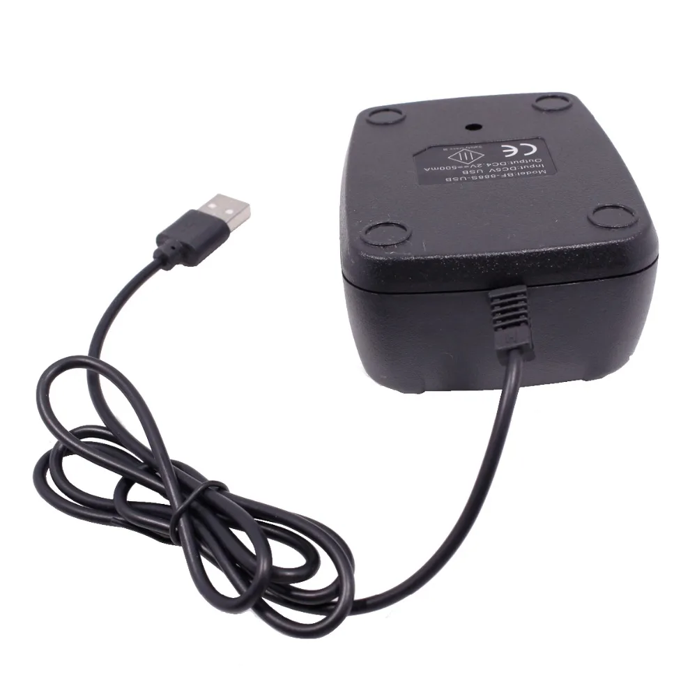 2 шт. Baofeng USB адаптер зарядное устройство двухстороннее Радио рация BF-888s USB зарядная док-станция для Baofeng 888 Baofeng 888s аксессуары