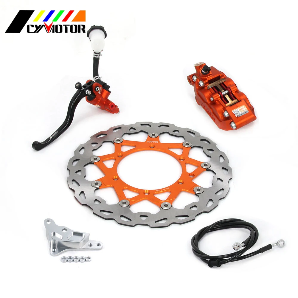 Передняя тормозная система тормозной рычаг главный цилиндр шланг адаптер 320 мм