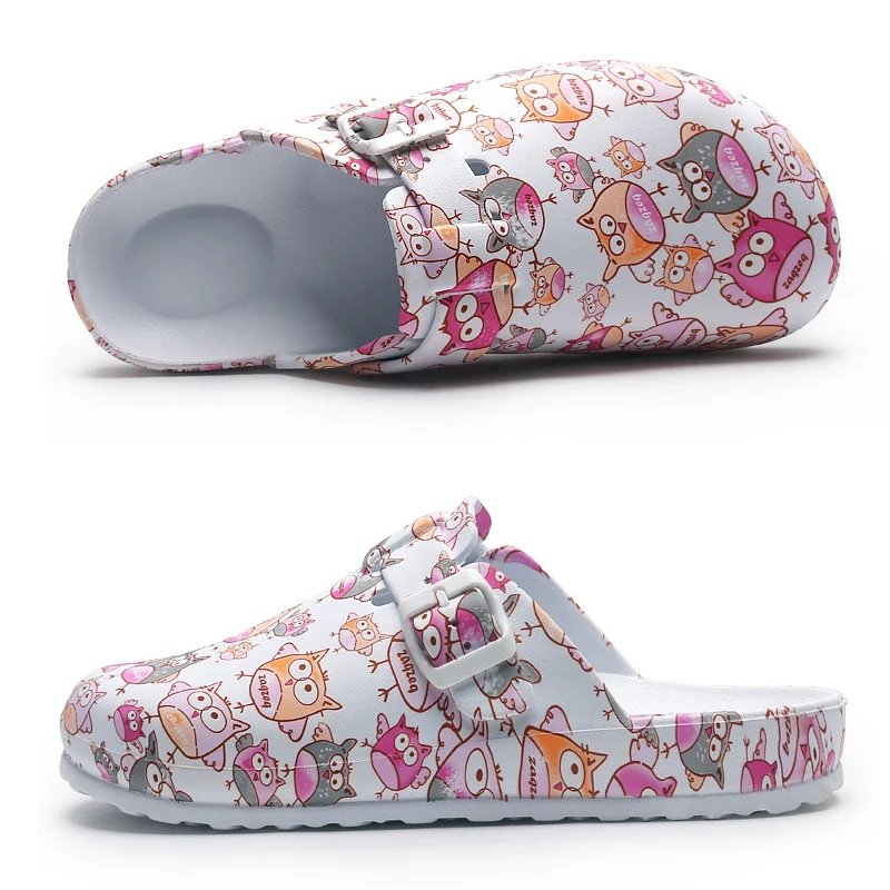 Wholesale Women's Sandals 2021 Summer Nursing Clogs Hospital Surgical Medical Anti-slip Slippers Workwear Lab chaussure femme